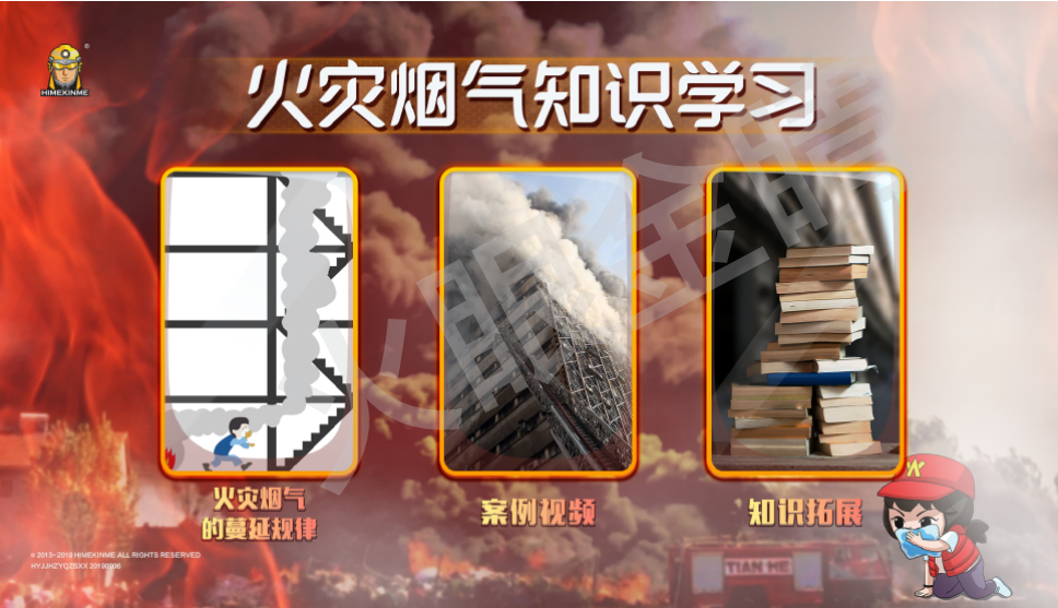 火災煙氣知識學習系統