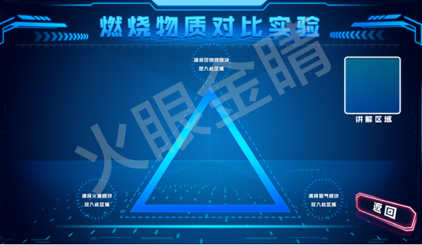 AR物體識別虛擬試驗操作演示系統(燃燒對比實驗)